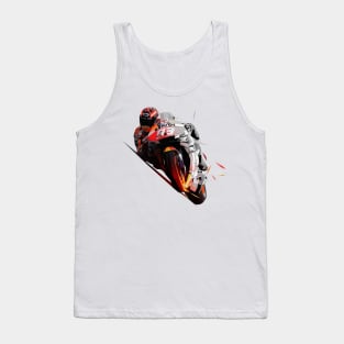 Marc Marquez low poly Tank Top